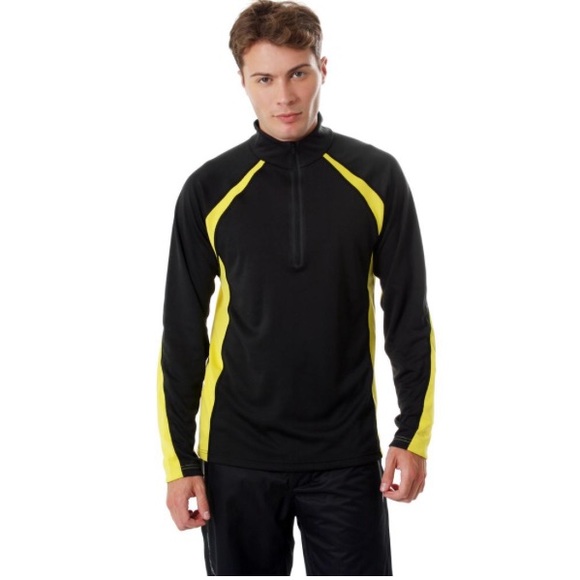 Obermeyer Mens Flex Zip Thermal Pullover Top size Medium Excellent Condition - Picture 1 of 10